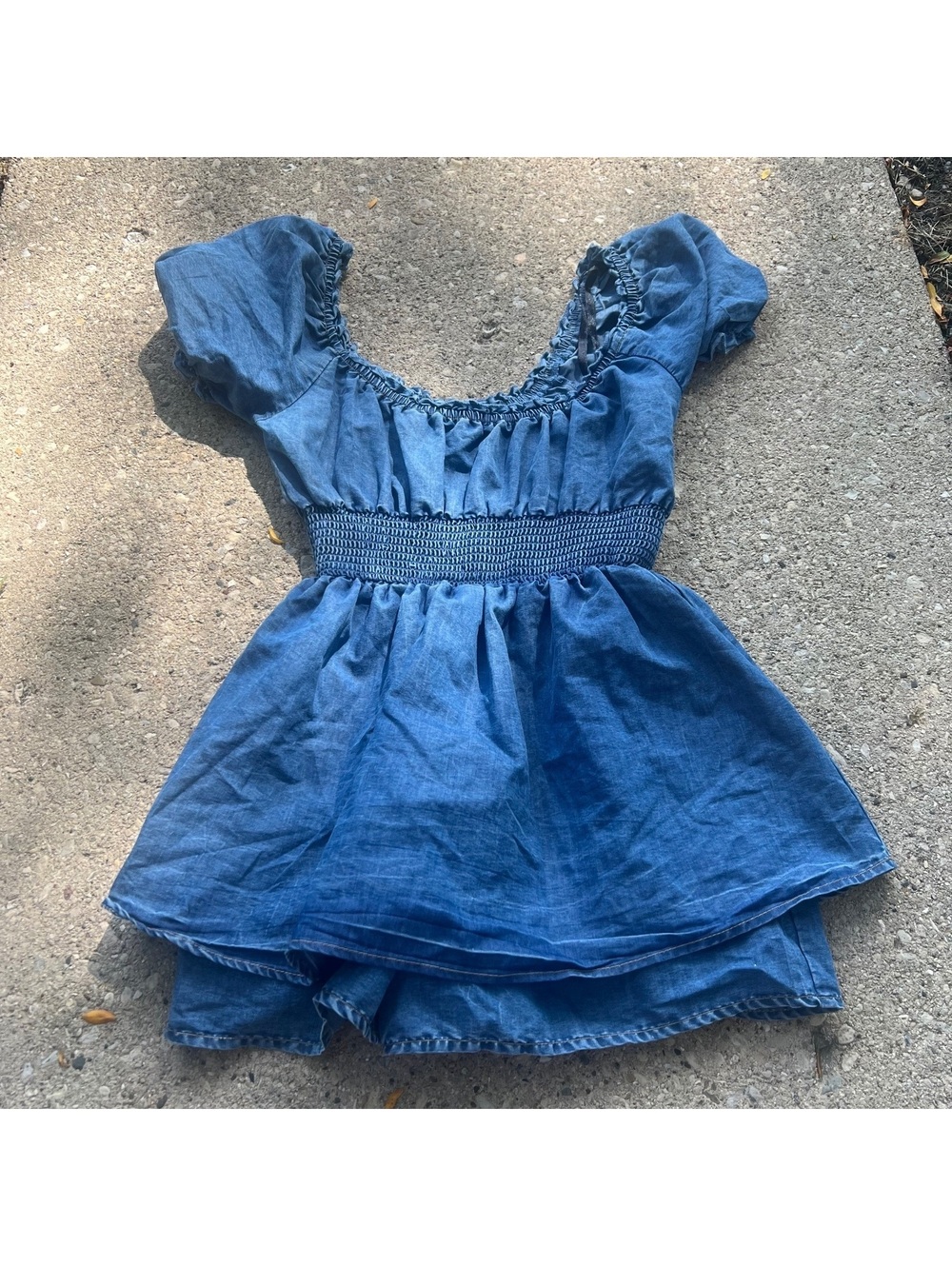 Y2K Jean, baby doll dress